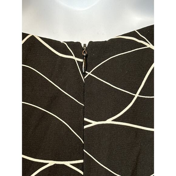 Black and White Maxi Dress S Contemporary Art to Wear Classy Old Money Capsule - Picture 5 of 11